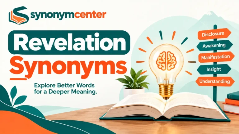 Revelation Synonyms – Words Similar to Revelation
