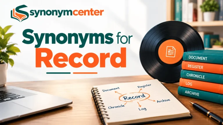 Synonyms for Record