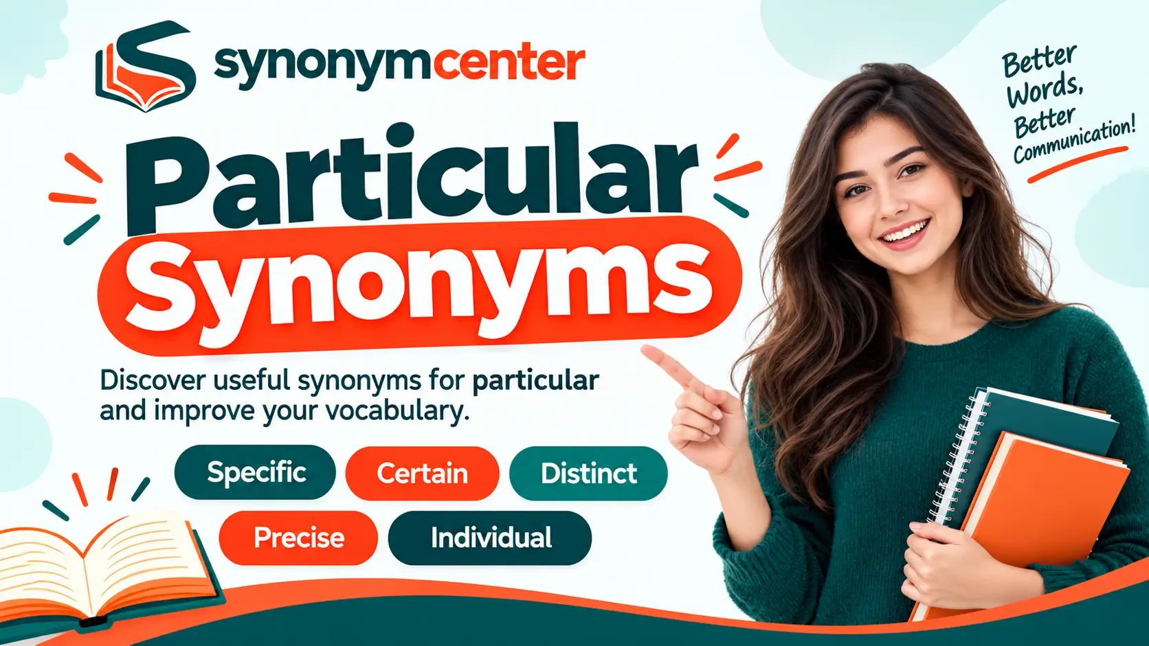 Particular synonyms with meanings and examples